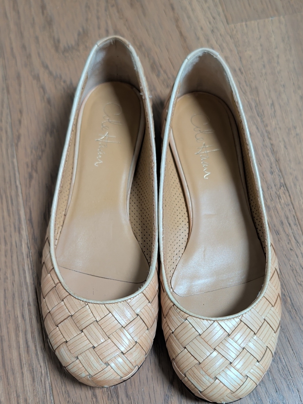Cole Haam Nike Air Woven Ballet Flats in Light Tan